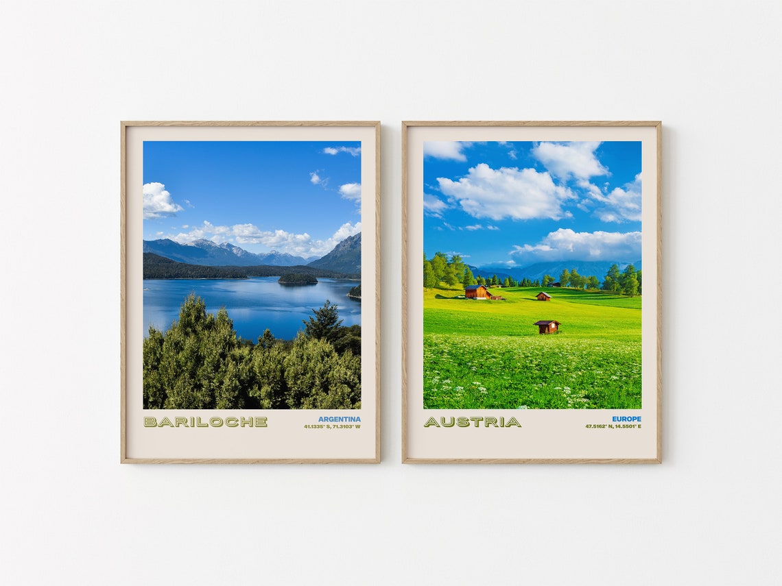Bariloche Travel Poster Bariloche Print Bariloche Photo Print Bariloche Wall Decor Bariloche Travel Art Argentina Picture Bariloche 4 - Image 2