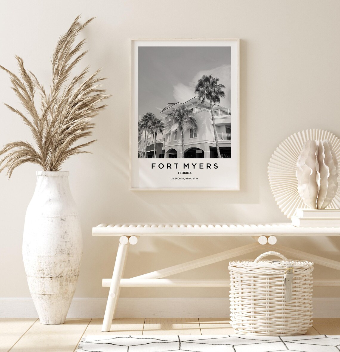 Fort Myers Travel Poster, Fort Myers Map - Image 3
