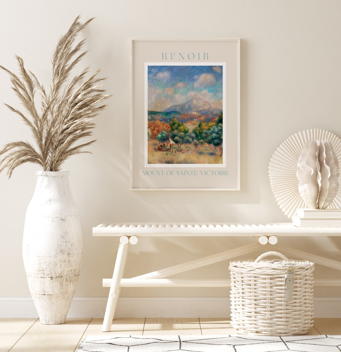 Renoir Mount Of Sainte Victoire Landscape Impressionist Poster - Image 2