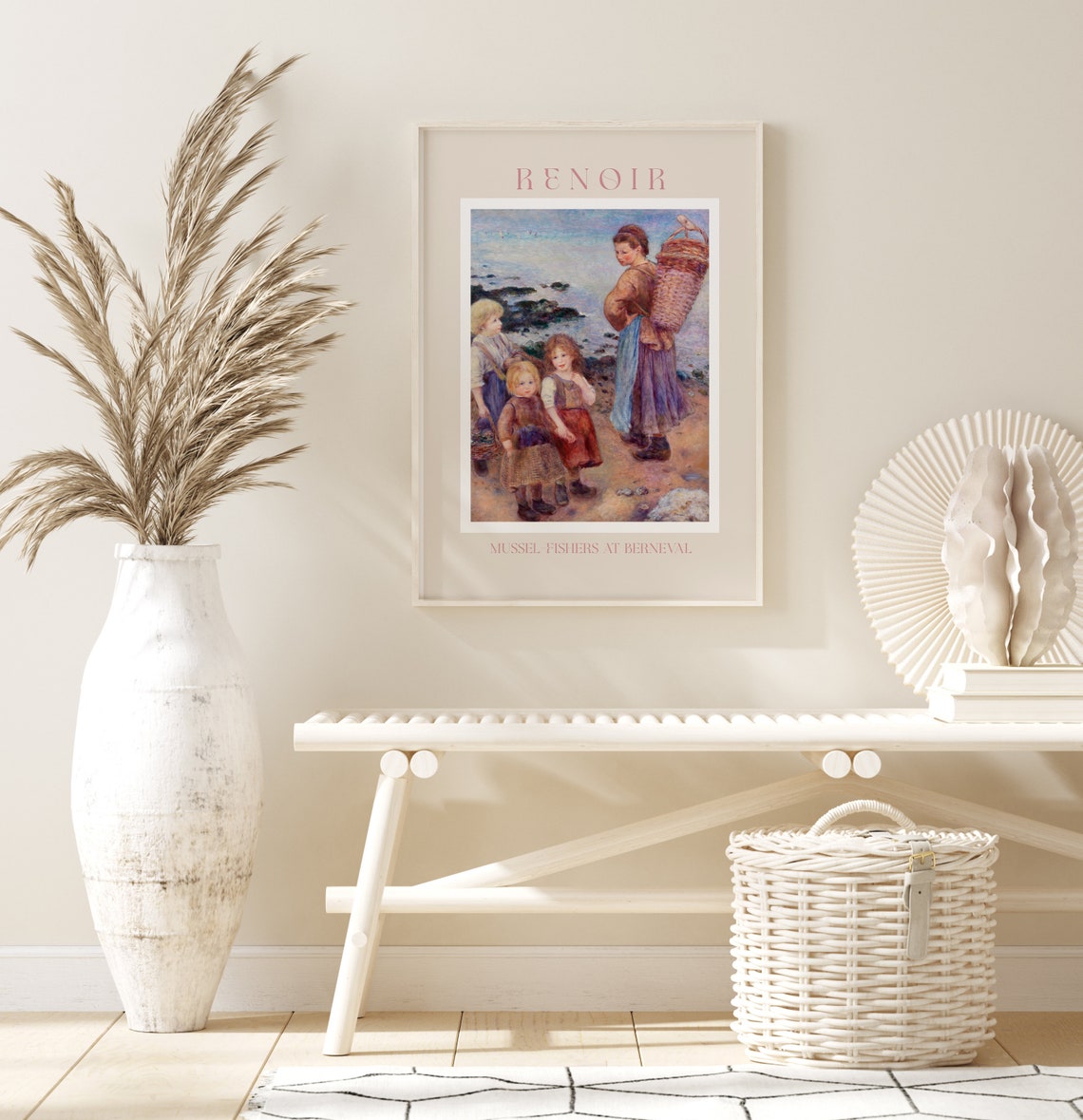 Renoir Poster August Renoir Print Renoir Wall Art Renoir Picture Renoir Monet Print Vintage Renoir Art Mussel Fishers At Berneval - Image 3