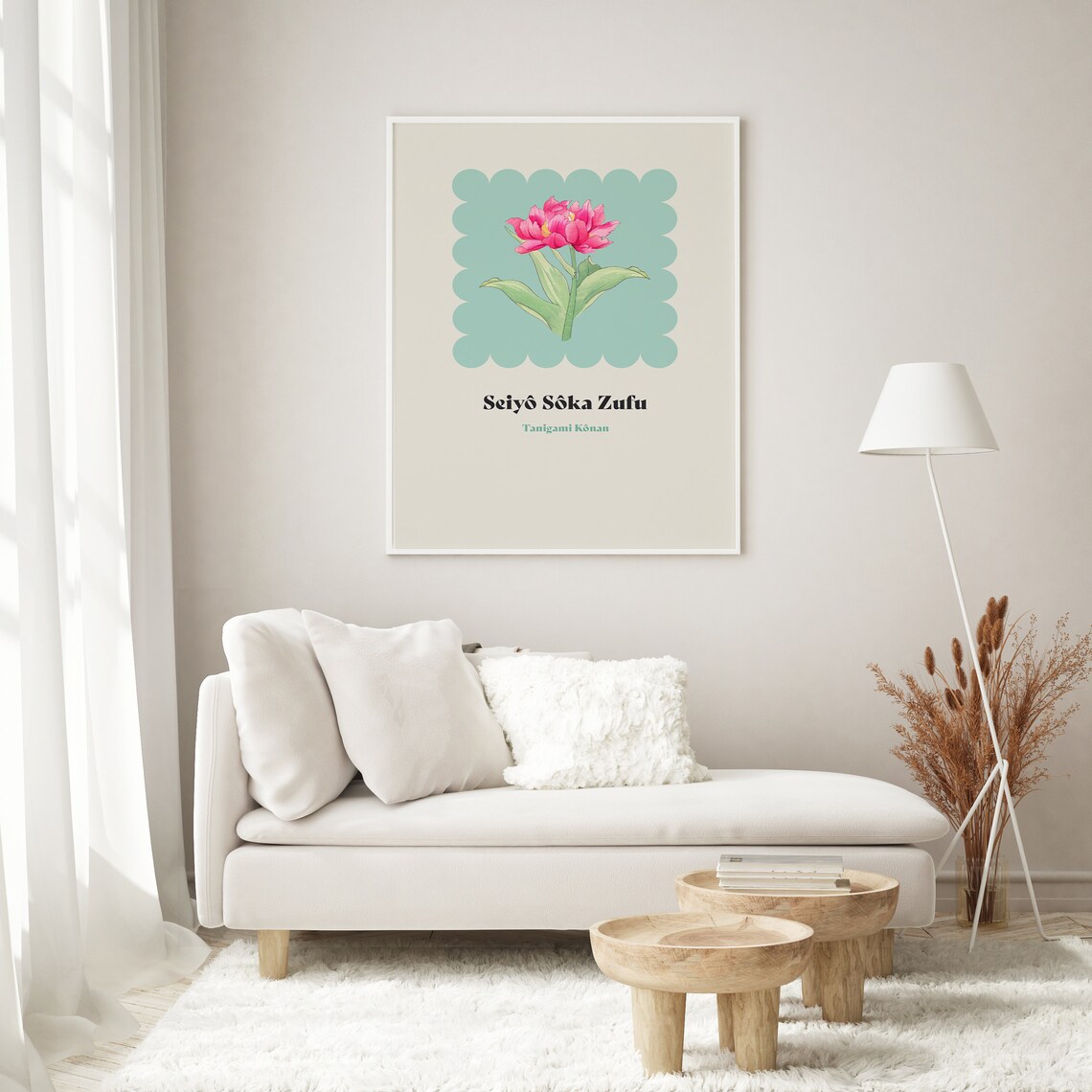 Japanese Floral Vintage Poster, Tanigami Konan - Image 2