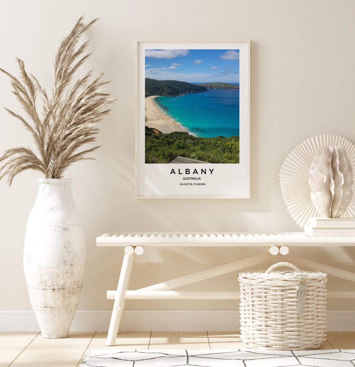 Albany Australia Turquoise Bay Scenic Coastline View Travel Poster - Image 3