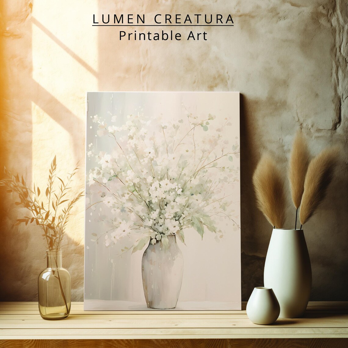 Vintage Botanical Floral Art Print, Blossom Painting - Image 2