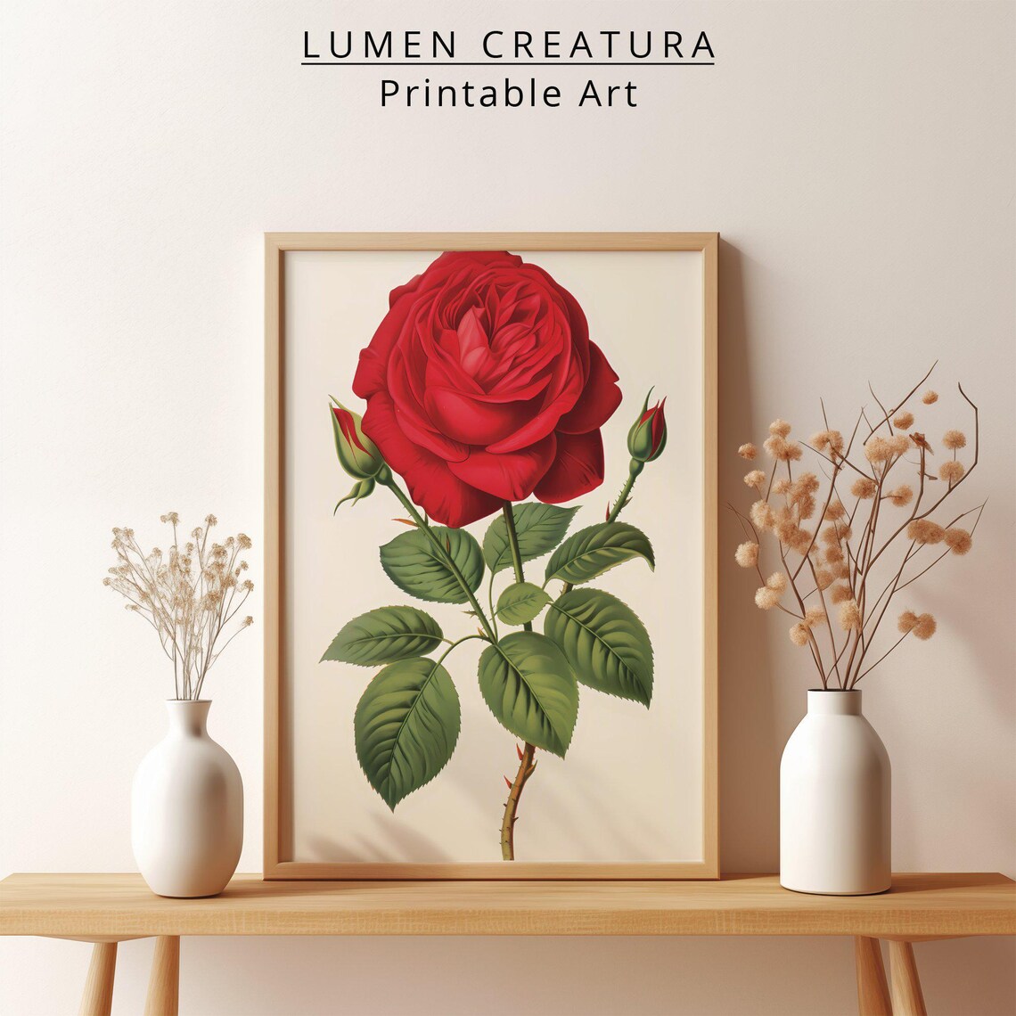 Rose Valentines Day Romantic Valentine Art Print - Image 2