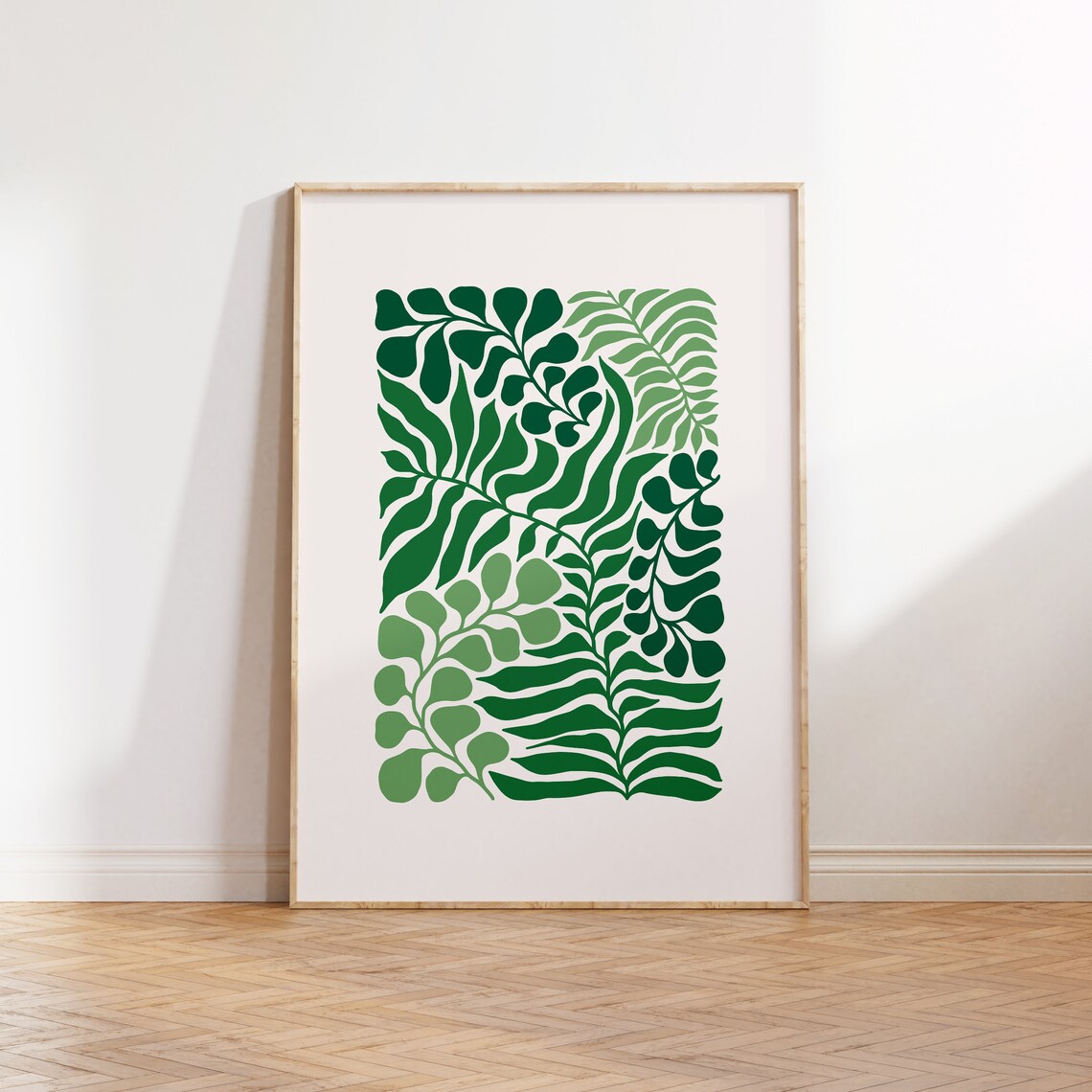 Tropical Botanical Floral Art Print, Jungle Flora