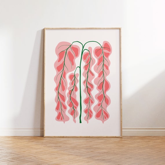 Jungle Flora Tropical Botanical Art Poster