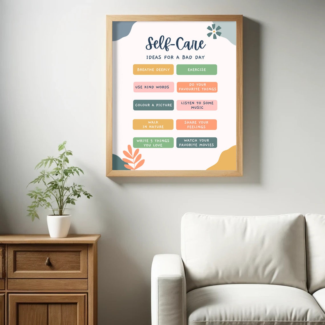 Self Care Poster, Take A Breath - Image 2
