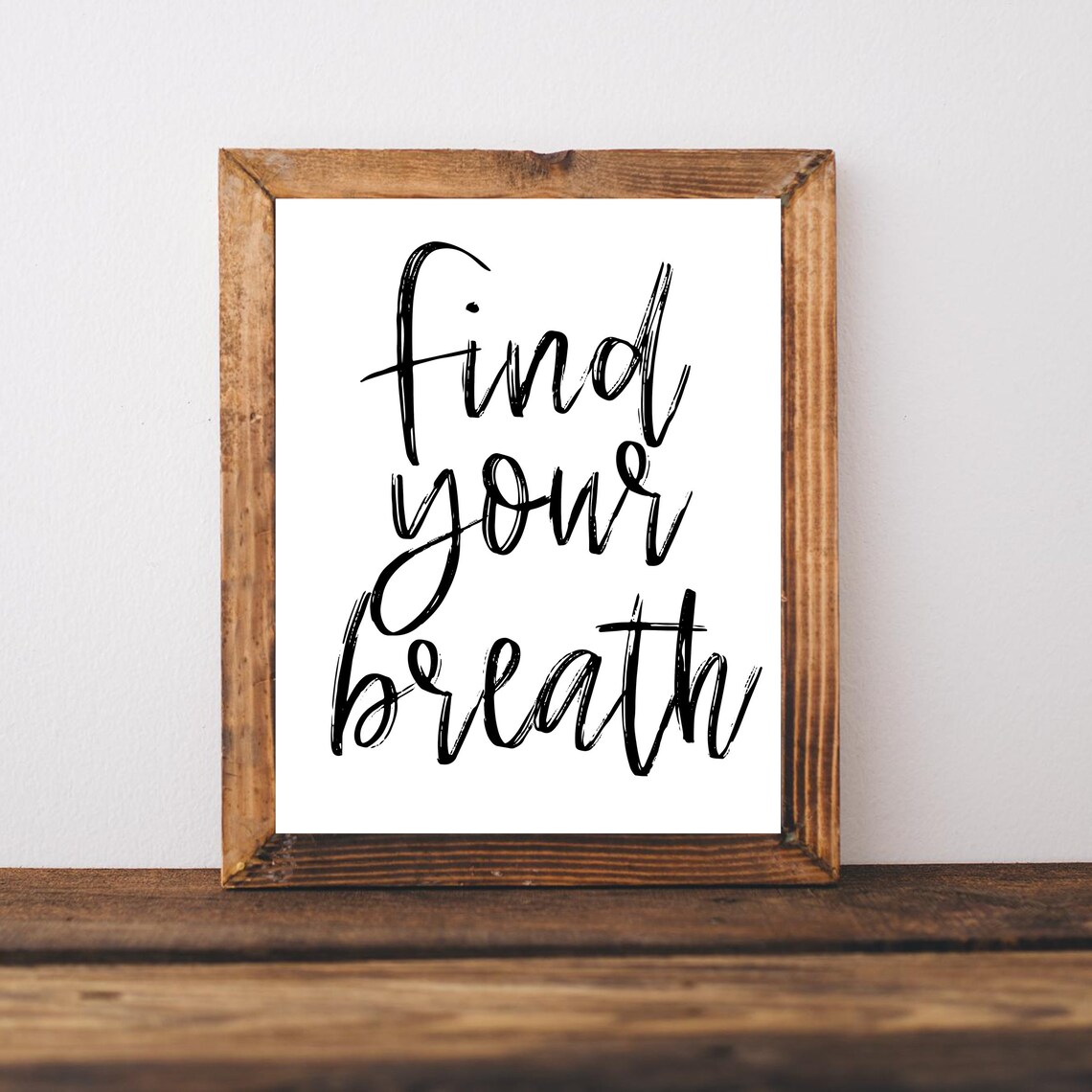 Anxiety Positive Affirmations Art Print, Meditation