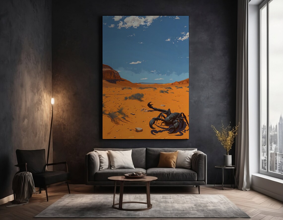 Namib Desert Africa, Modern Painting - Image 5