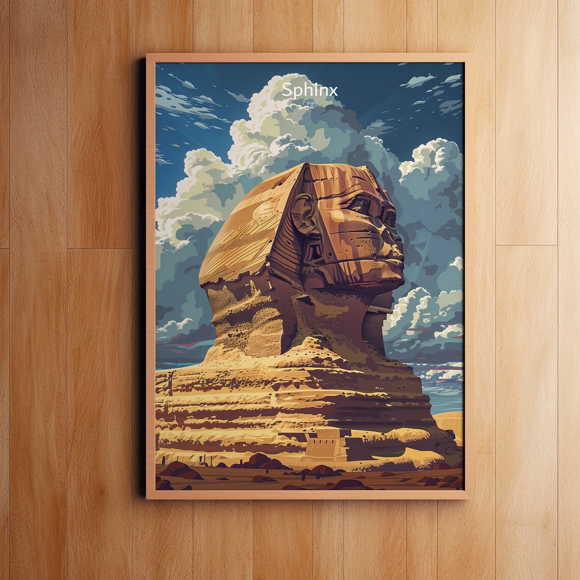 Sphinx Poster, Egypt Desert Sunlight - Image 3