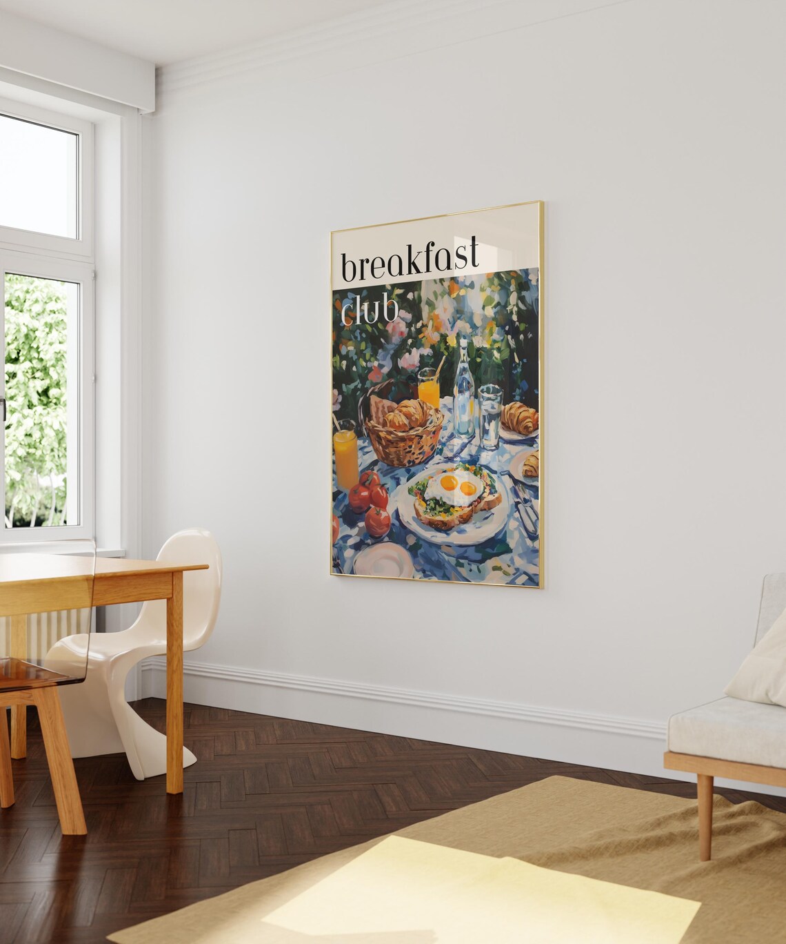 Breakfast Club Alfresco Table Spread Impressionist Art Print - Image 2