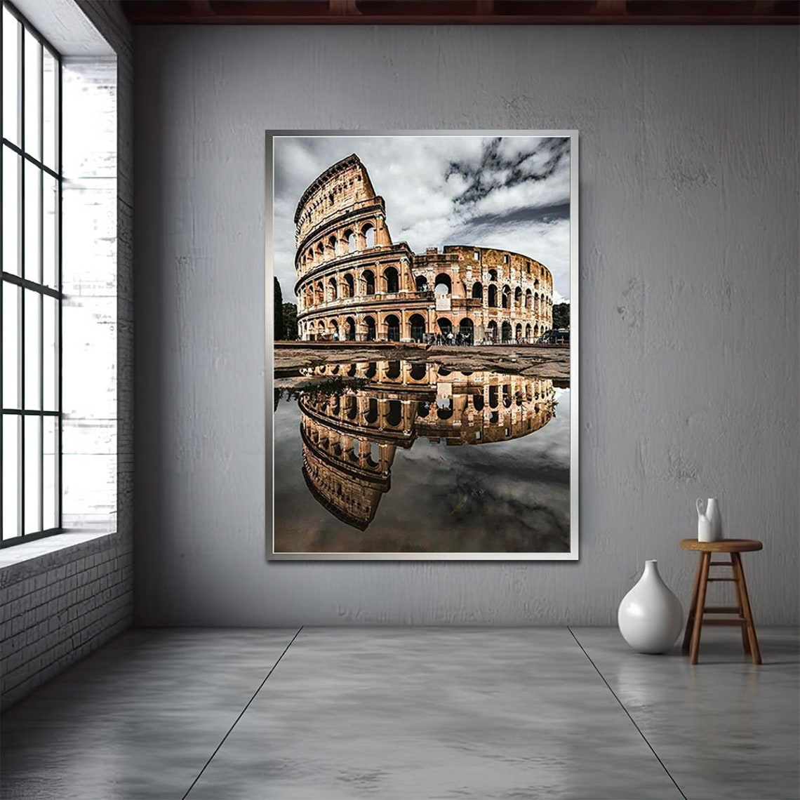 Italy Painting Wall Art Rome Wall Art Colosseum Painting Colosseum Art Museum Wall Poster Museum Art Print Painting - Image 2