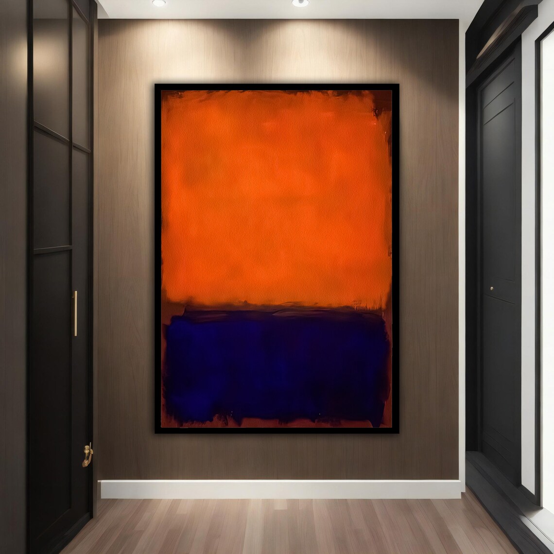Mark Rothko Orange Wall Art Mark Rothko Production Modern Wall Art Abstract Art Mark Rothko Paint - Image 2