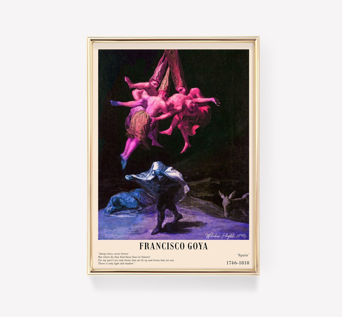Francisco Goya Vintage Exhibition Poster Print