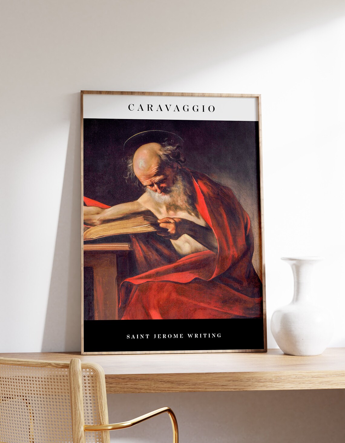 Caravaggio Poster Print Minimalist Art Modern Home Decor Farmhouse Baroque