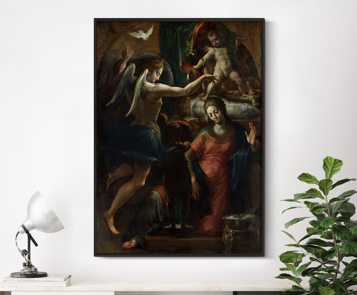 Bedoli Annunciation Angel Gabriel Religious Renaissance Art Poster