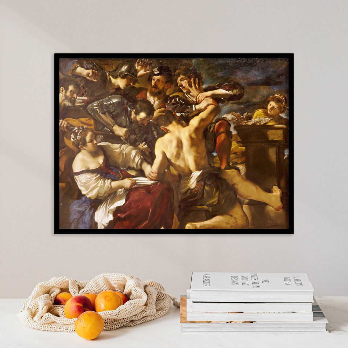 Guercino Samson Captured Baroque Masterpiece Classical Art Poster