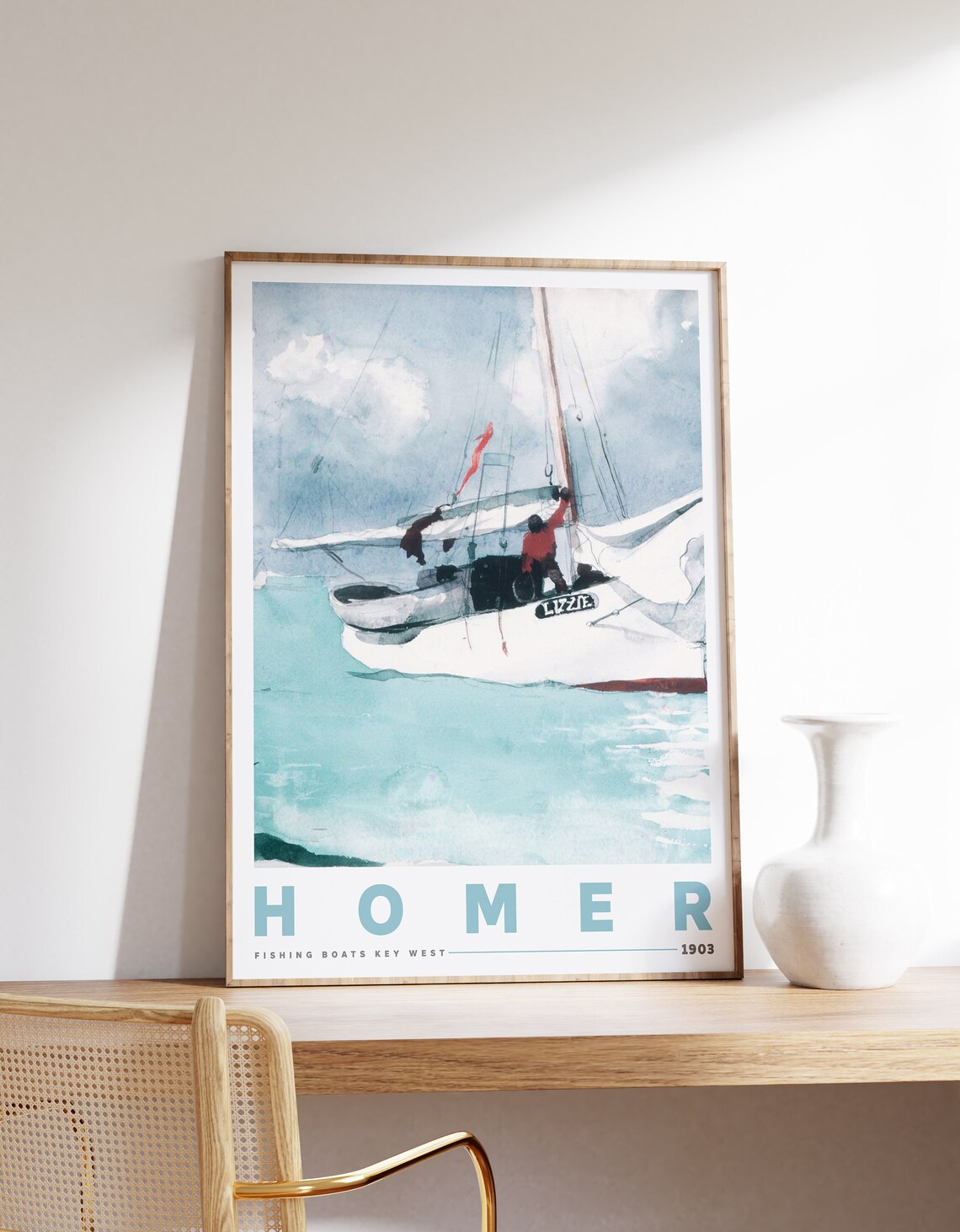 Winslow Homer Fishing Boats Key West 1903 Poster
