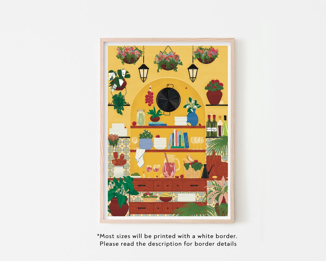 Spanish Tapas Kitchen Art Print, Spain Food Poster - Image 3