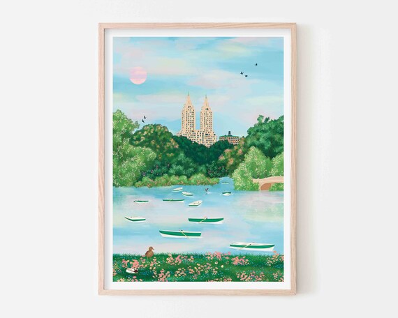 Bow Bridge In Central Park, New York City Poster
