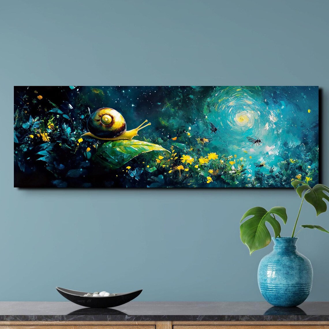 Mystical Snail - Cottagecore Dark Academia Art Print