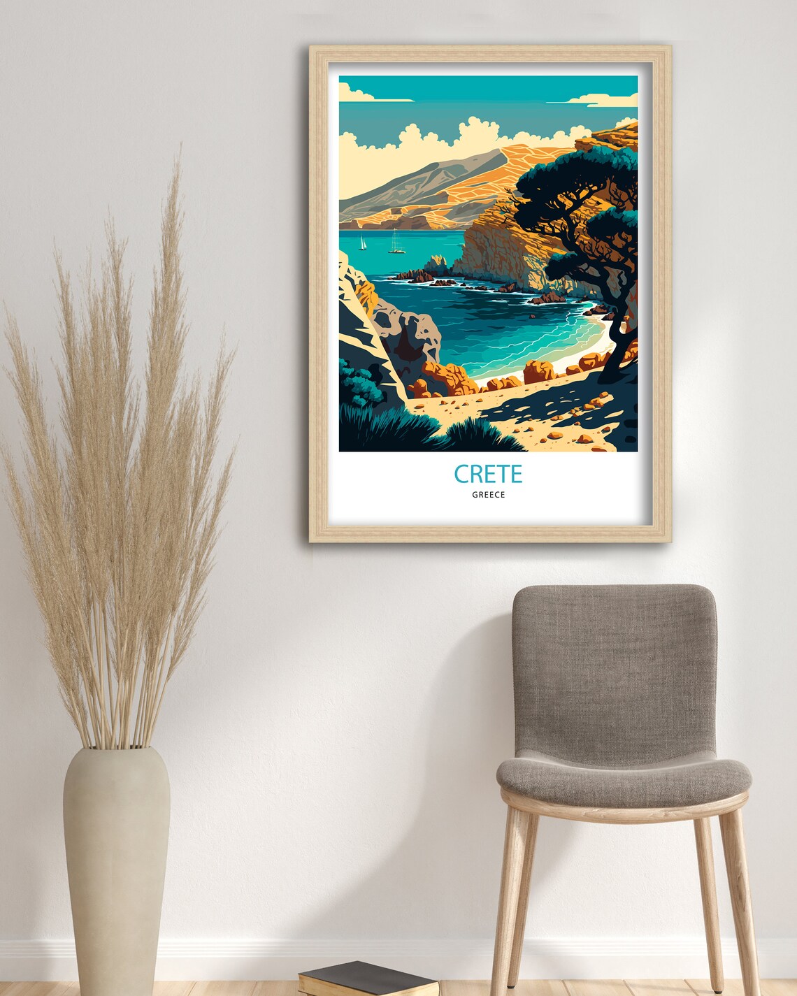 Crete Travel Poster, Greek Island Wall Art - Image 3