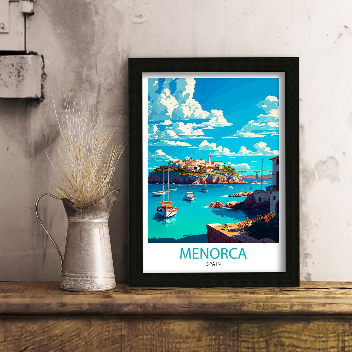 Menorca Travel Poster, Spain Home Decor Print - Image 3