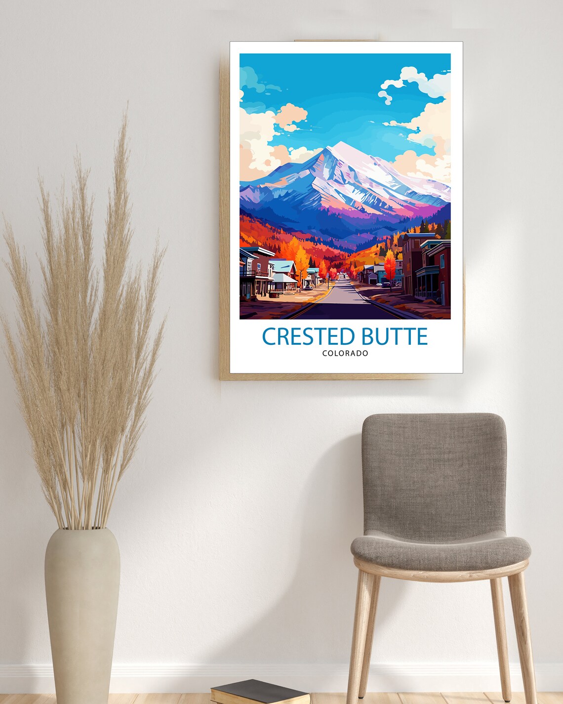 Crested Butte Colorado Travel Poster, Rocky Mountain - Image 3