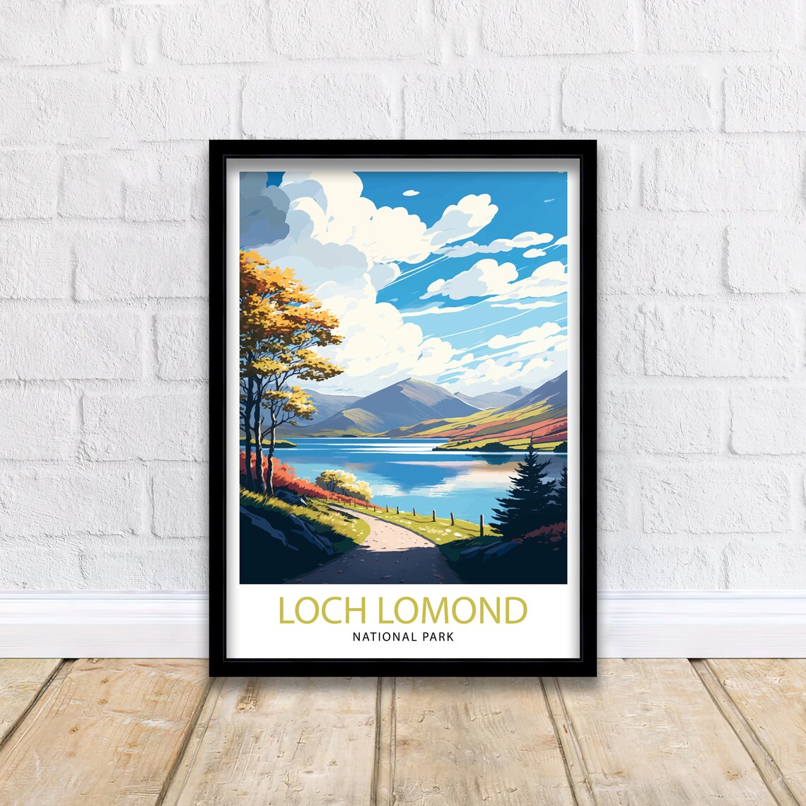 Loch Lomond Travel Poster, Scottish Highlands - Image 2