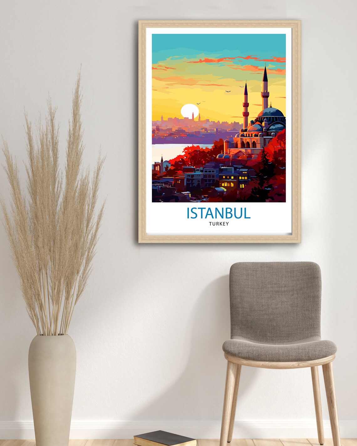 Istanbul Turkey Travel Poster, Turkey Home Decor - Image 3
