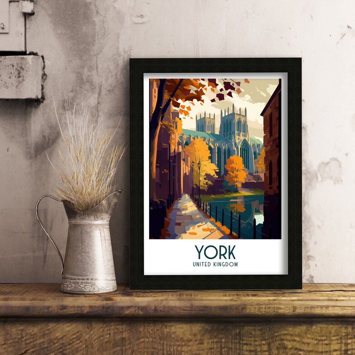 York England Travel Poster, York Home Decor - Image 2