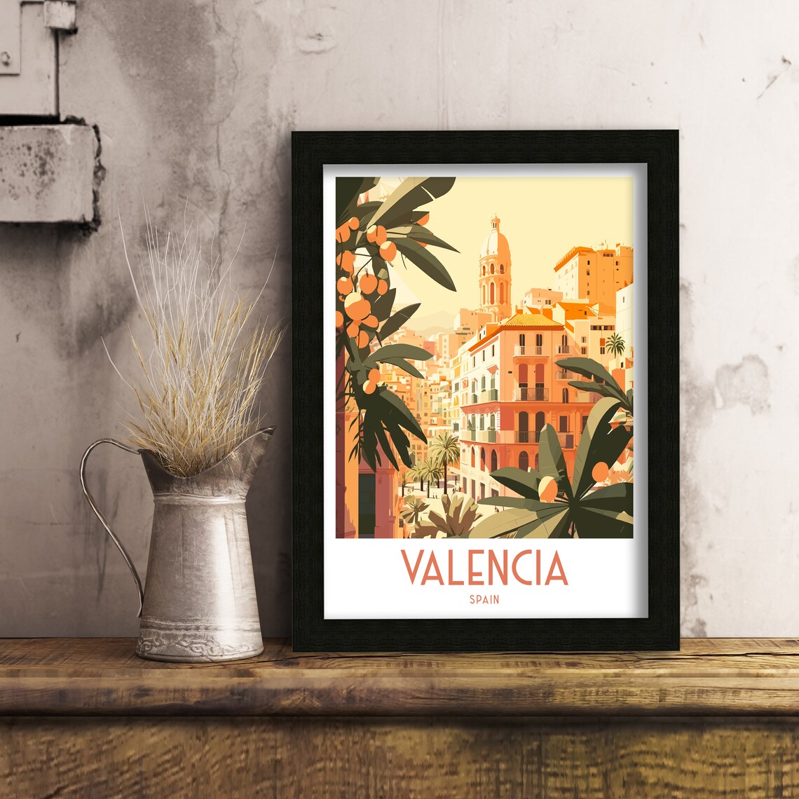 Valencia Travel Poster, City Print for Home Decor - Image 2
