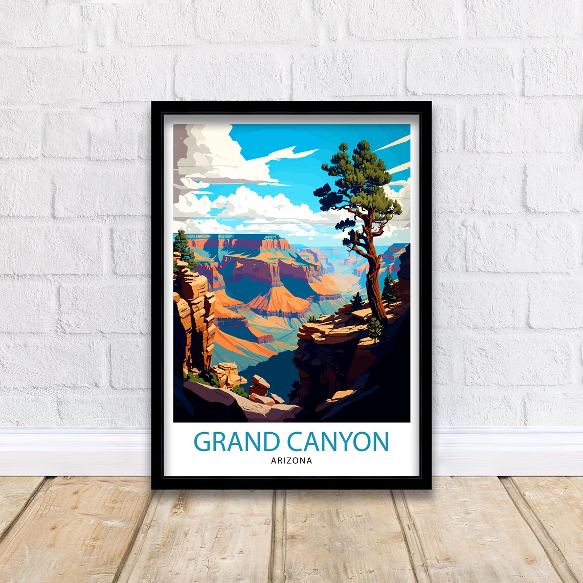 Grand Canyon Travel Poster, National Park Decor - Image 2