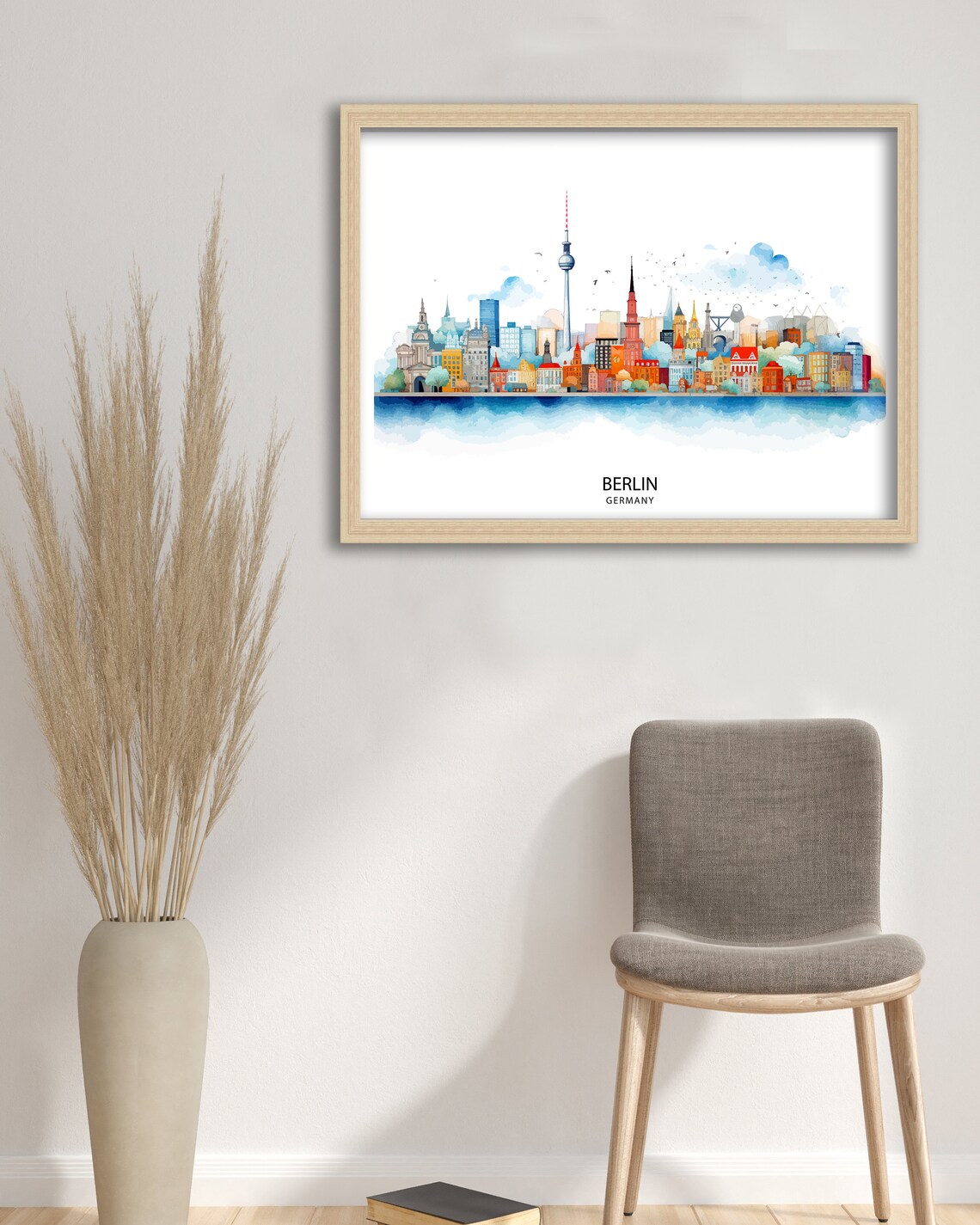 Berlin Germany Skyline Art Print, Cityscape - Image 2