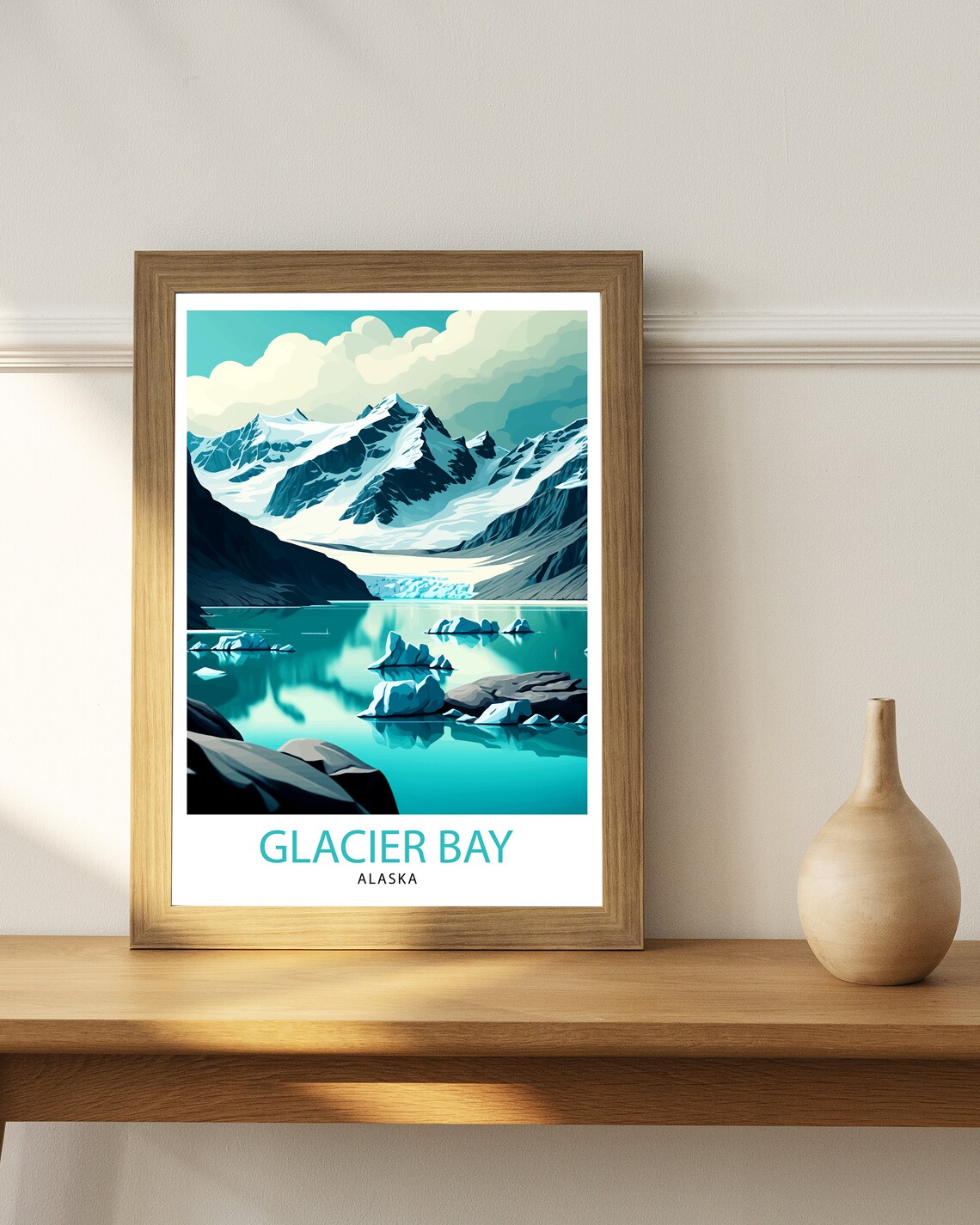 Glacier Bay Alaska Travel Poster, National Park - Image 2