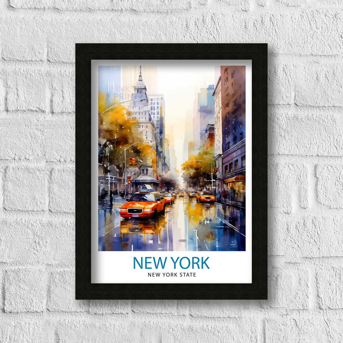 New York City Travel Print Gift For New York Poster - Image 2