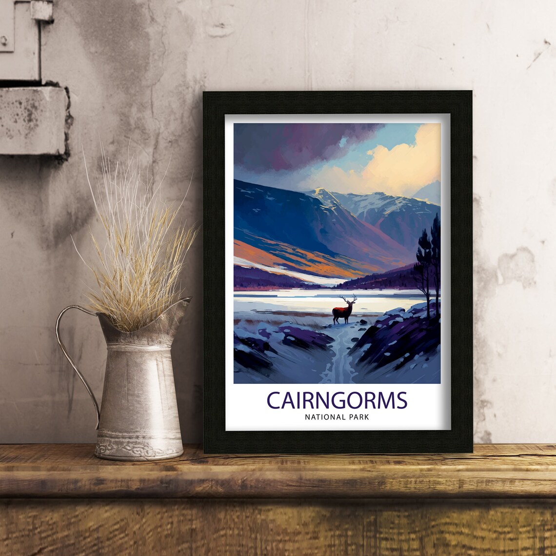 Cairngorms National Park Scottish Highlands Poster - Image 3