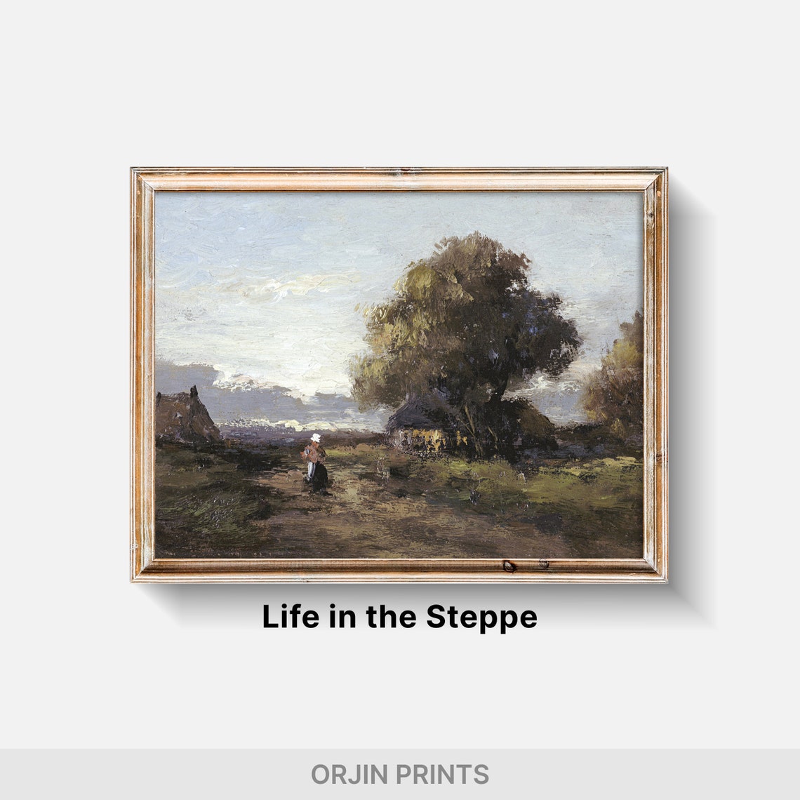 Rustic Steppe Farmhouse Print Serene Steppe Art Nature Inspired Decor Orjin Prints 1222 - Image 2