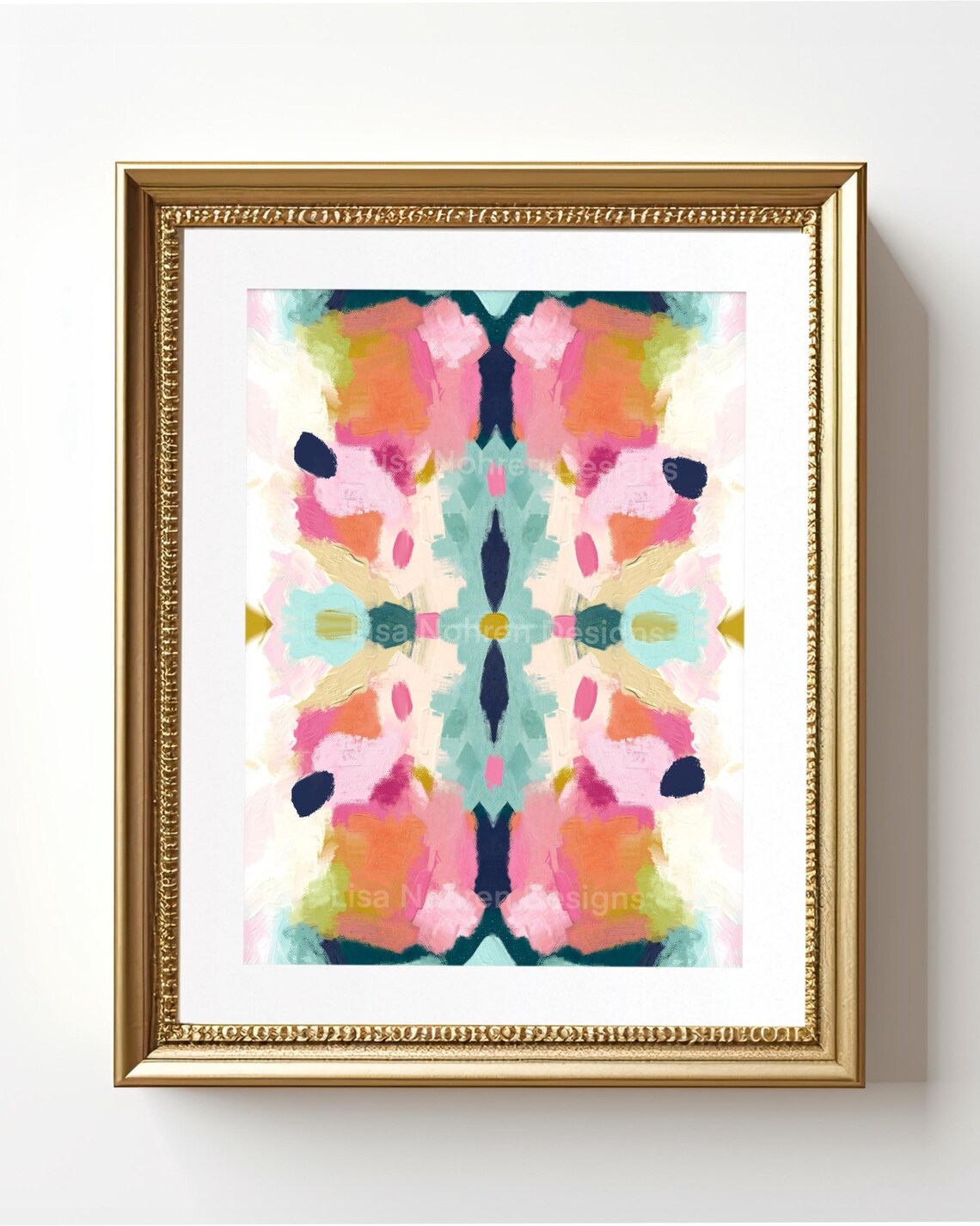 Colorful Abstract - Modern Tropical Coastal