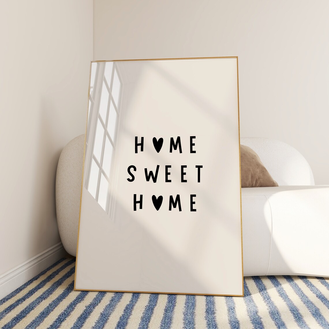 Home Sweet Home Welcome Home Minimalist Art Print - Image 2