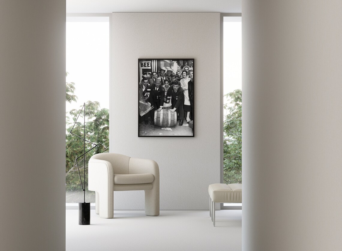Repeal Of Prohibition Beer Keg Retro Bar Art Print - Image 3