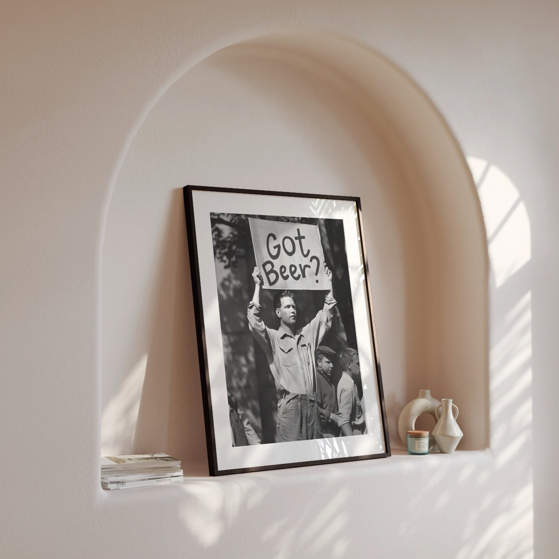 Got Beer Sign Vintage Funny Man Cave Brewery Decor Photo Poster - Image 4