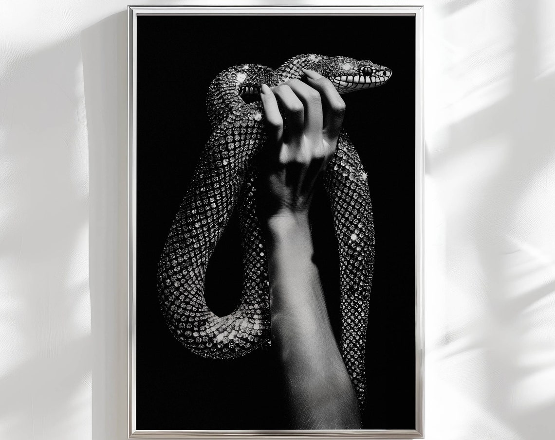 Surreal Art Fashion Print Goth Decor Black Wall Art Moody Wall Art Grunge Room Decor Fashion Wall Art Dark Moody Art Y2k Aesthetic Poster