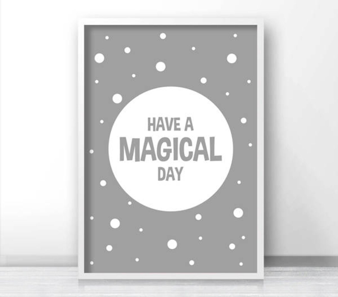 Neutral Nursery Quote Print, Baby Gray Wall Art - Image 3