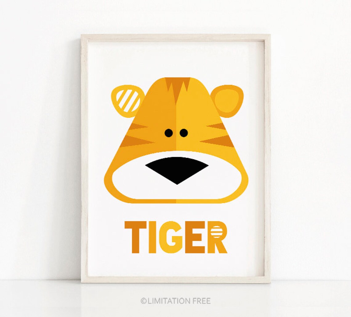 Tiger Nursery Art Print for Kids' Jungle Room - Image 4