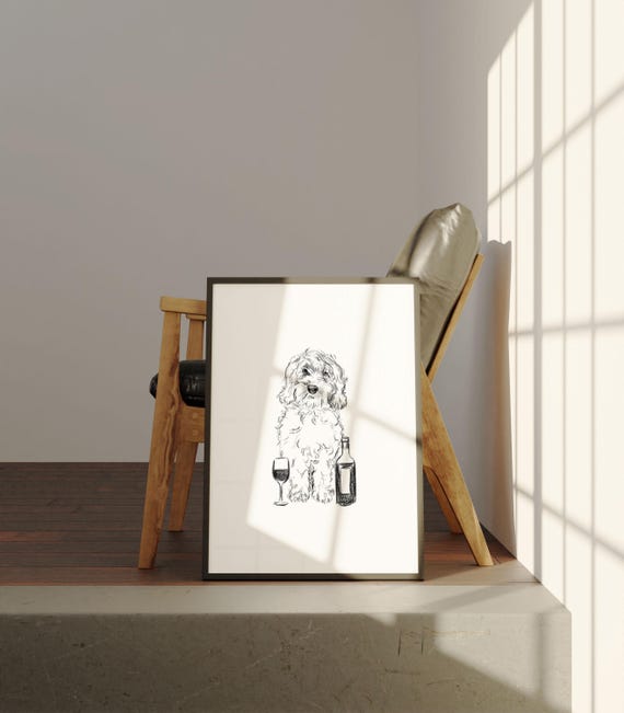 Customisable Cockerpoo Classic Travel Poster