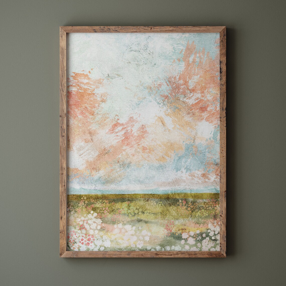 Spring Landscape Vintage Style Art Print - Image 3