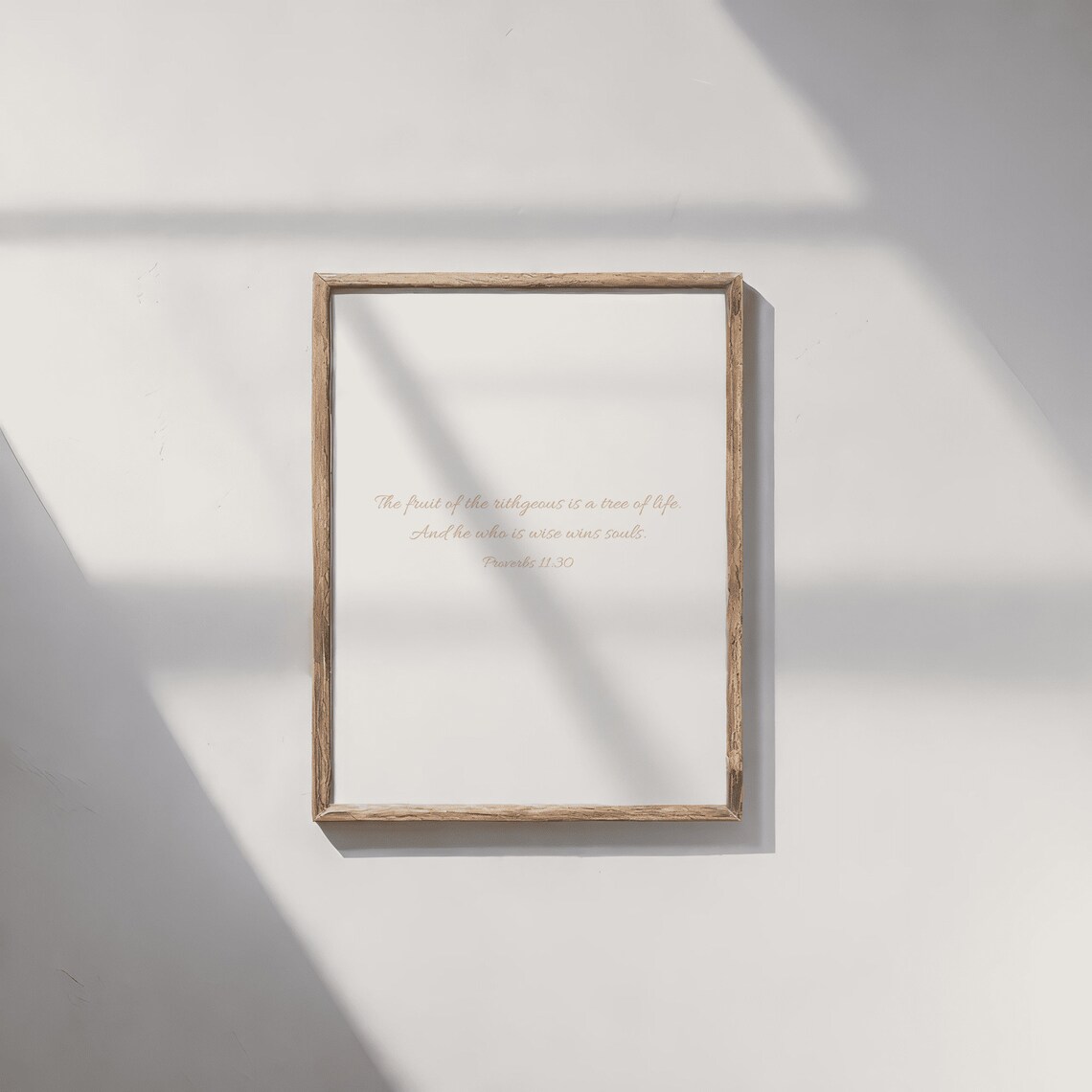 Proverbs 1130 Christian Minimalist Bible Verse