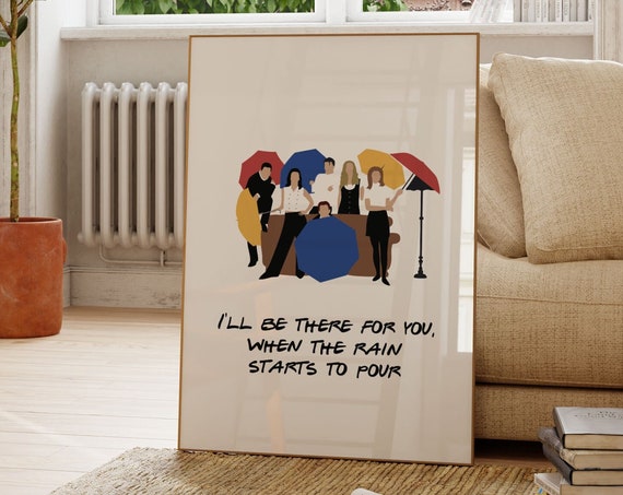 Friends Reunion Poster Print for Living Room Decor