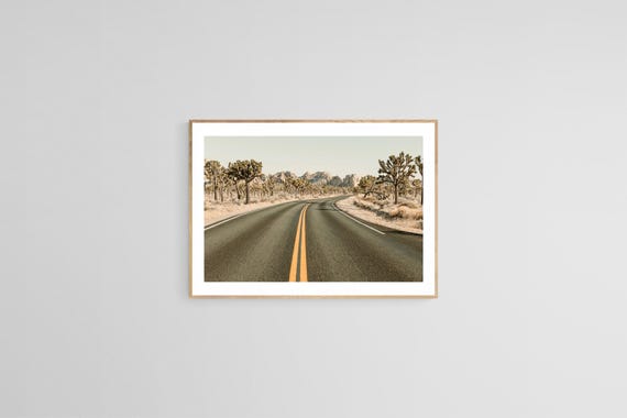 Joshua Tree Desert Photograph, Boho Landscape